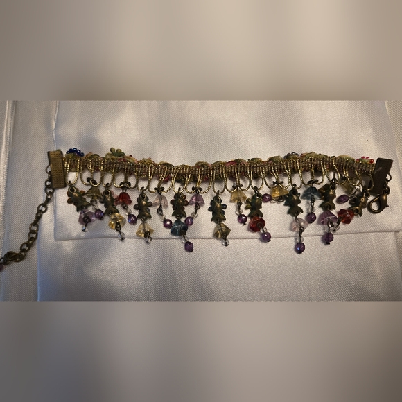 Michal Negrin Vintage Colorful Floral Bracelet - Picture 4 of 6
